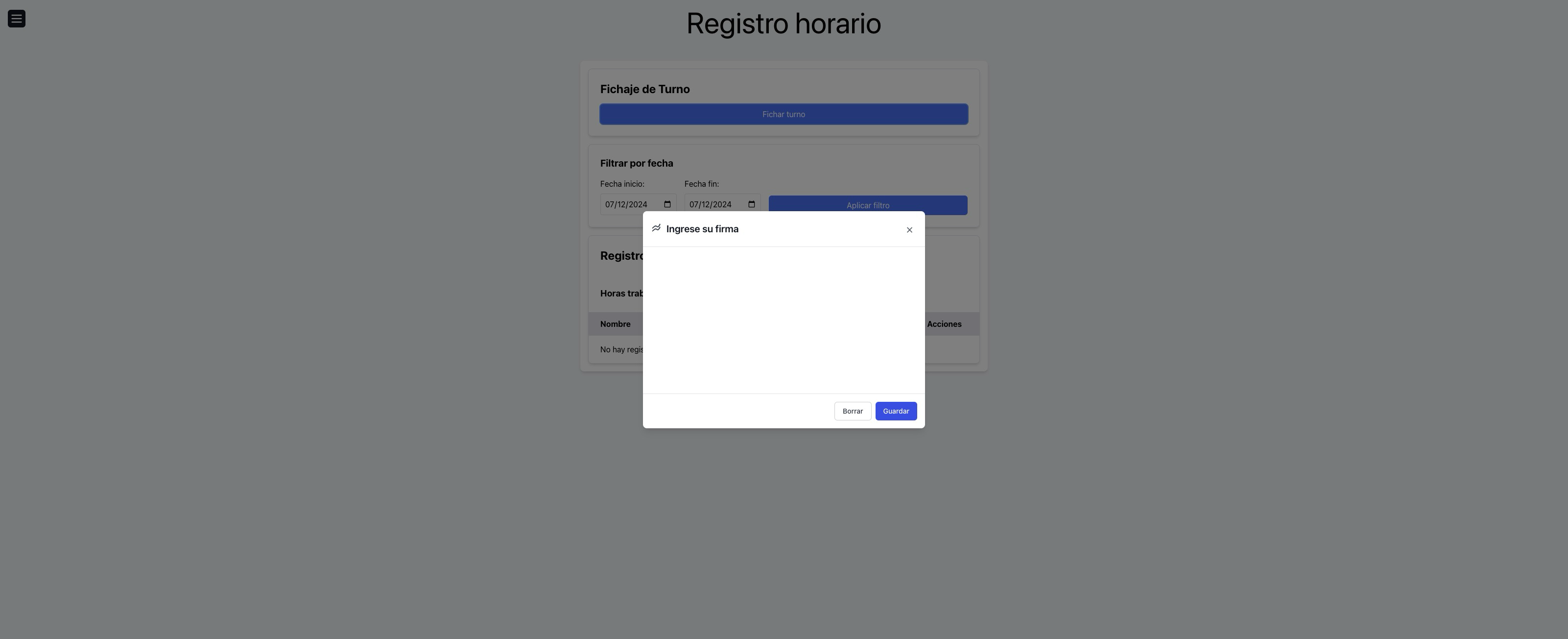 Sistema OnlineTPV en funcionamiento